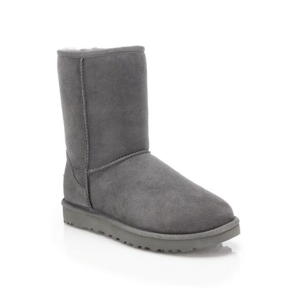 UGG Womens Classic Short Ii Boots Grey Size 6 - Picture 4 of 7